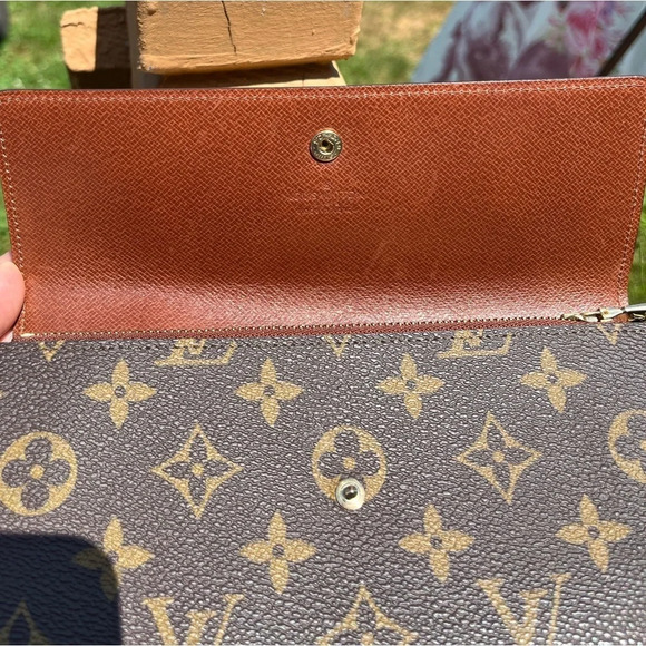 Louis Vuitton LV Monogram Sarah long Wallet w dust bag authentic - Picture 6 of 13